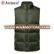 sherpa line custom logo men winter polyfill vest wholesale