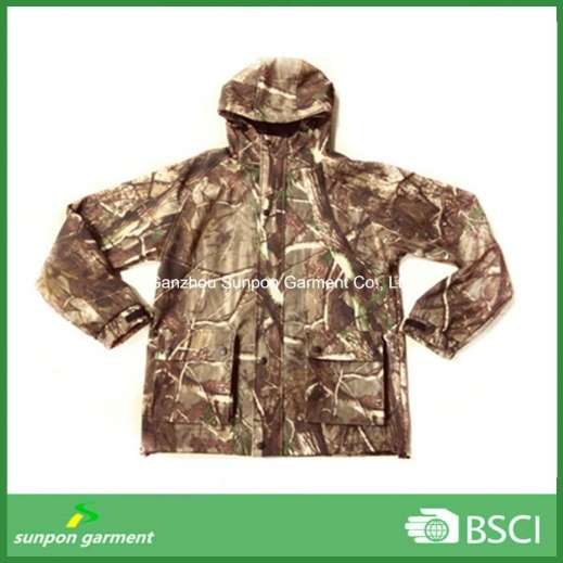 Military Camouflage Softshell Jacket with Waterproof and Breathable Hunting Sports