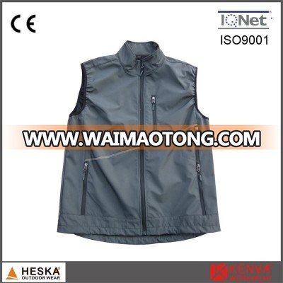 2017 Latest Designs Men Cheap Softshell Work Waistcoat