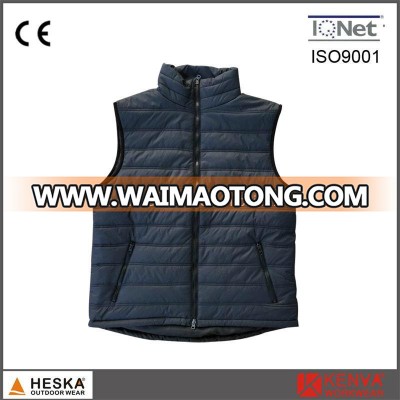 Men′s Down Padded Sleeveless Puffer Vest